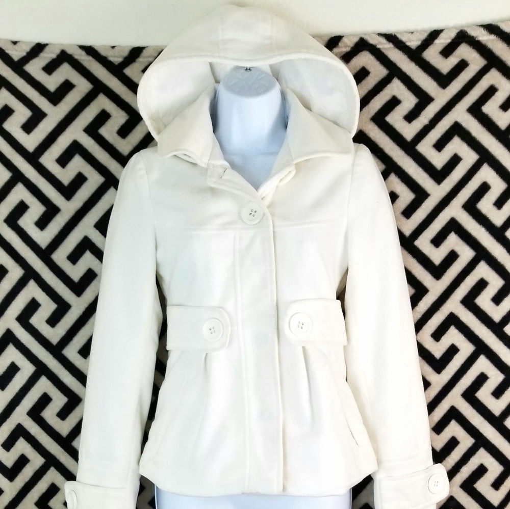 Women's Jack by BB Dakota Ivory Winter Jacket XS